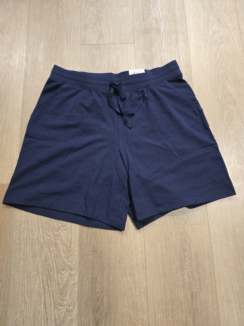 Karen Scott Sport Women's Navy Blue Pull On Drawstring Shorts NWT Size‎ Medium